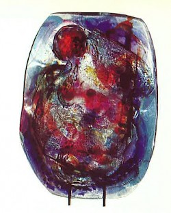 Thelma R. Newman, <em>Surrogate Mother</em>, ca. 1961. Instead of the clean, hard-edge modern aesthetic, she uses plastic to articulate a more malleable consciousness and translucency. Photo: Lou Thurrott. Copyright unknown.